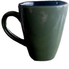 1 CORELLE CORNING HEARTHSTONE BAY LEAF GREEN COFFEE MUG