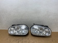 1997-2003 Volkswagen Golf MK4 Left+Right Side Set Halogen Headlights V8461 DW