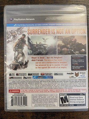 Killzone 3 PS3 Factory Sealed - Disc Loose 