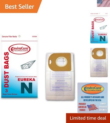 3-Pack Replacement Vacuum Cleaner Dust Bags for Eureka Mighty Mite Models
