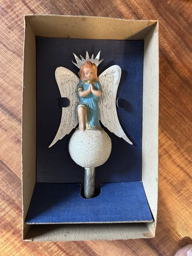 Antique German Victorian Gloria Angel Tree Topper Geo Borgfeldt