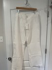 14 NWT Eileen Fisher White 100%  Linen Wide Leg Trouser 178$ — photo 4