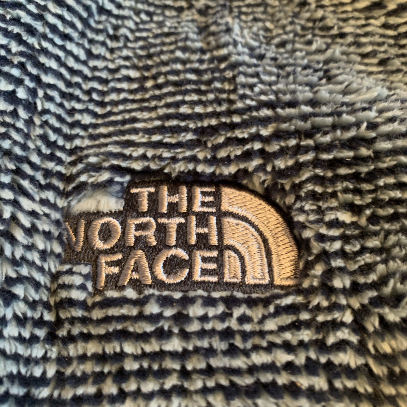 The North Face Womens Osito Jacket XL Shady Blue Full Zip Silken Raschel Fleece