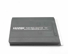 Graflex 3.25 x 4.25 Graphic Film Pack Adapter with Dark Slide No. 1233  19605 