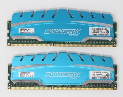 Crucial Ballistix Sport XT 16 GB (2x8GB) BLS8G3D18ADS3 DDR3-1866 RAM Kit (#2579)