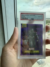 2024 Topps  Marvel Chrome Sapphire Thor Purple 14/15 PSA 10