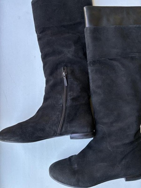 Women Carlo Pazolini Boots Black Suede 38 #10FC
