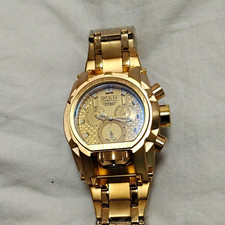 Invicta Bolt Zeus Herren Armbanduhr Quarz Analog Chronograph gold Edelstahl …