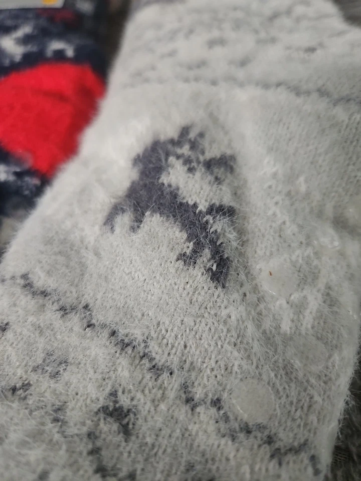 X2 Sherpa Calcetines Forrados Antideslizantes Suaves Talla Única NUEVO Antideslizante ¡¡Cálidos!! Envío gratis Foto 3 de 4