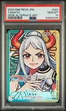 2023 ONE PIECE JPN OP06-WINGS OF THE CAPTAIN ALTERNATE ART #022 YAMATO PSA 10