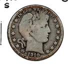 1910 "S" Barber Half Dollar***G+***