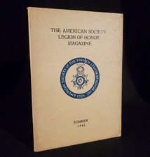 The American Society Legion of Honor Magazine - Summer 1942 - Softcover Book