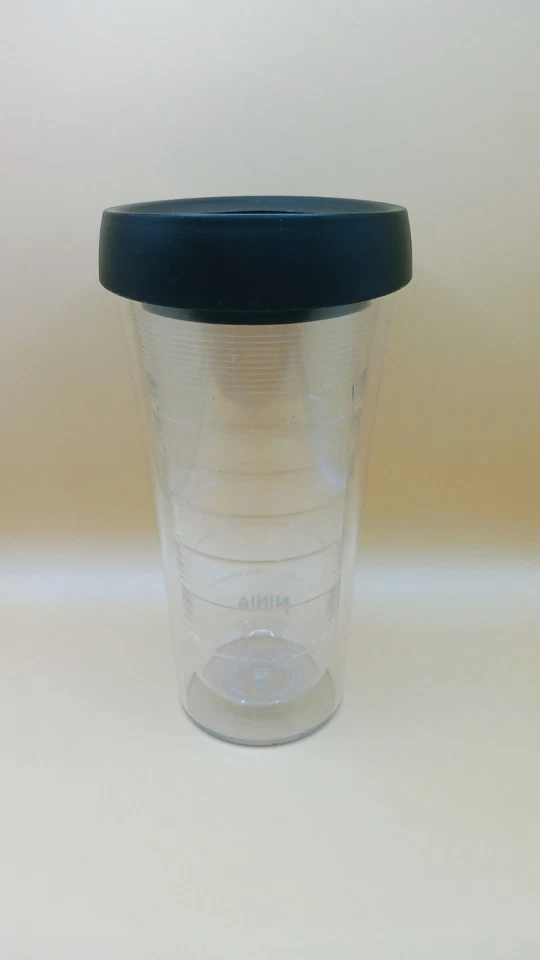 Кофейный бар Ninja 18 унций стакан с двойными стенками Tritan горячий и холодный с крышкой для глотков - Изображение 3 из 4