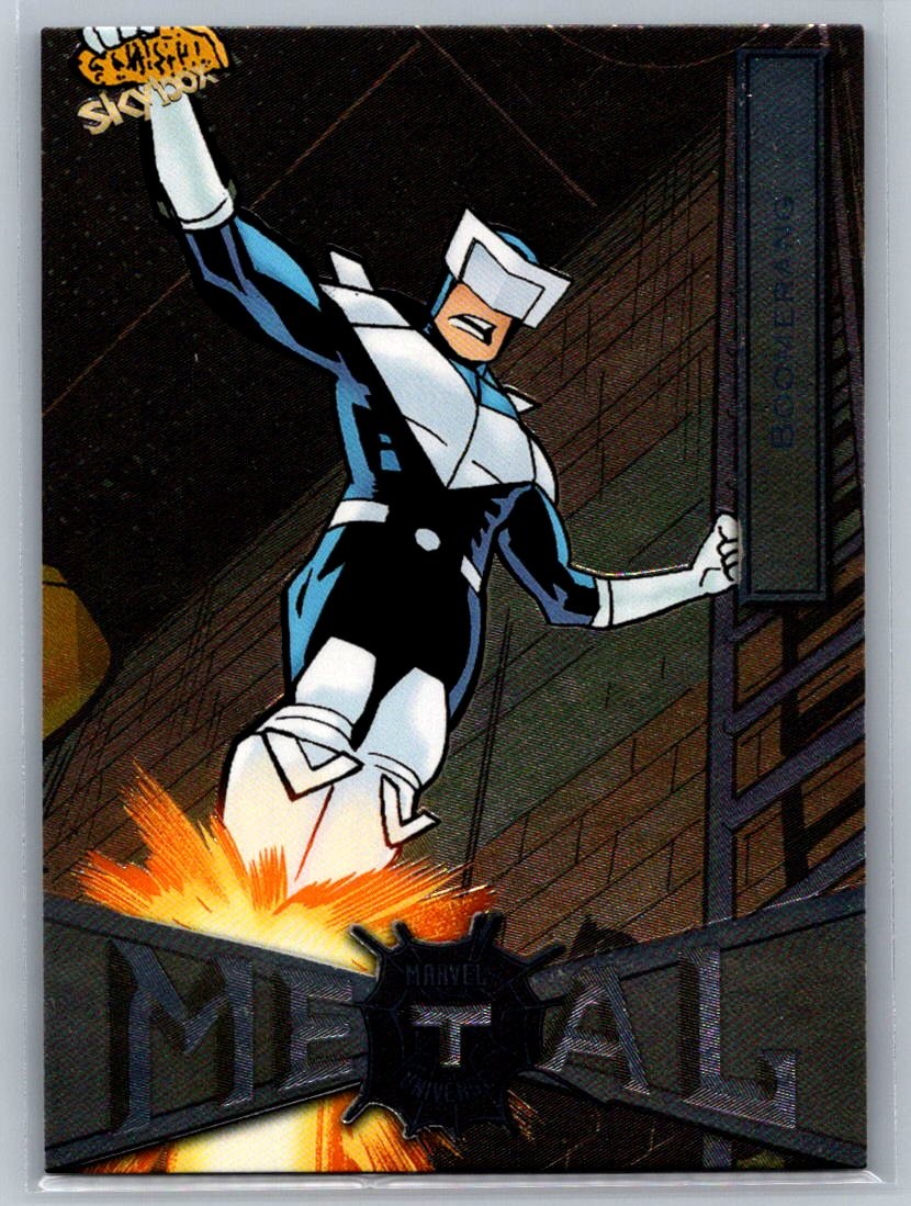 2021 SkyBox Metal Universe Marvel Spider-Man #14 Boomerang