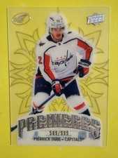 PIERRICK DUBE 2024-25 UPPER DECK ICE HOCKEY ROOKIE PREMIERES RC /999 Q0593