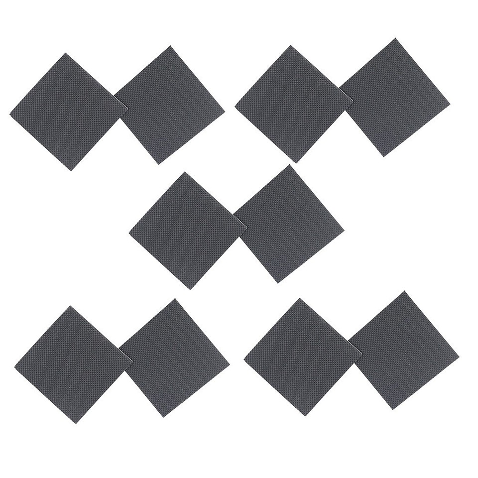 Square Pyment Sticker 5 Pairs Black Resin Shoe Sole Pads 6.5 cm Square Non Stickers | eBay ...
