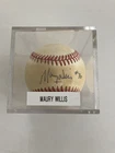 Maury Willis Signed Rawlings MLB Baseball LA Dodgers MVP W/Case