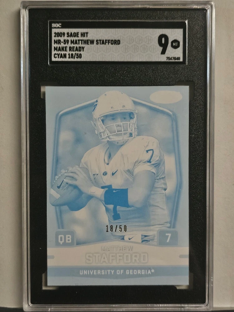 Matthew Stafford SA-GE Hit Make Ready #MR59 Cyan