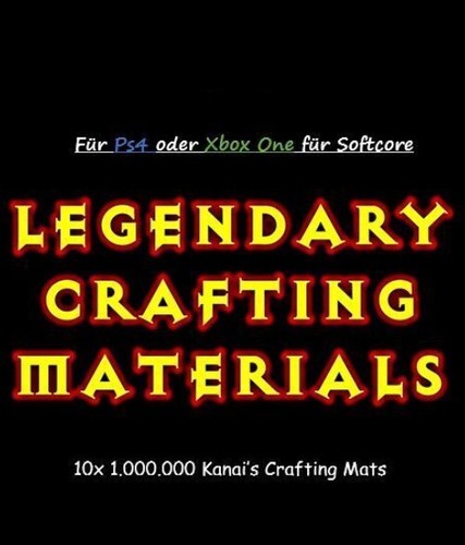 Diablo 3 - Ps4/Ps5/Xbox One/Nintendo Switch - Crafting Mats -10 x 1.000.000 Mats