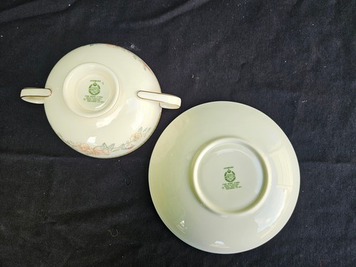 Minton JAZMÍN. Taza y platillo de sopa - Imagen 3 de 5