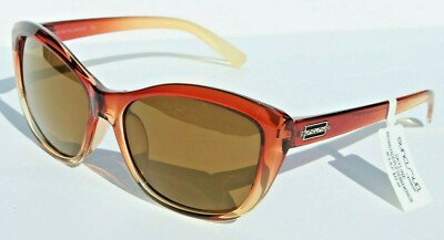 SUNCLOUD Skyline POLARIZED Womens Sunglasses Brown Fade/Sienna Mirror NEW Smith