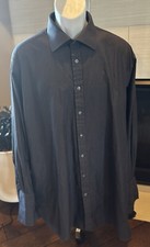 Thomas Pink London French Cuff Charcoal Grey Shirt 17 1/2 & 34, 44/86cms