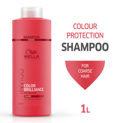 Wella Professional Brilliance Shampoo - Grobes Dickes Haar 1000ml