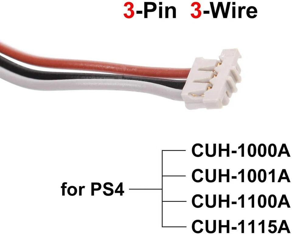 Internal Cooling Fan for SONY PS4 CUH-1001A 500GB Replacement Part KSB0912HE USA - Image 3 of 4