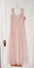 RARE Sorella Vita English Net Rose Quartz Gown Size 12 Discontinued 8920
