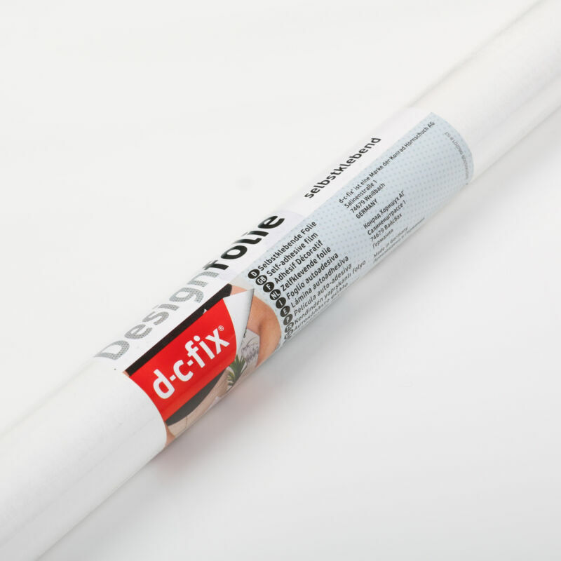 D-C-Fix Gloss White RAL 9016 Sticky Back Vinyl (346-5359) 90cm x 2.1m