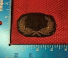 VINTAGE CIVIL WAR BULLION THREAD OFFICER HAT PATCH   101C