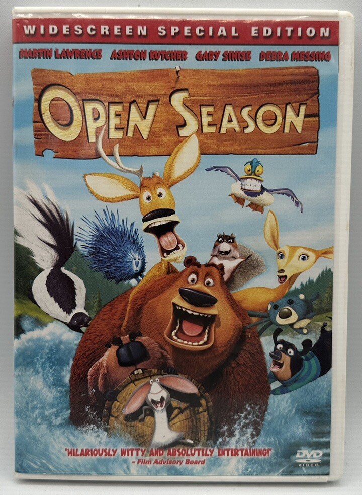 Open Season DVD Widescreen Special Edition Martin Lawrence Ashton Kutcher 2008
