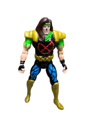 Marvel X Men X Force Rictor Action Figure Power Vibes 5'' Inch Toy Biz 1994