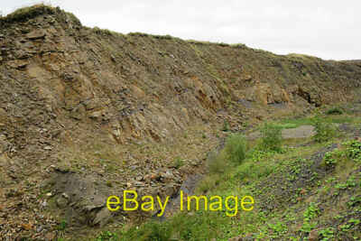Photo 6x4 Shattered Cliff Glenbuck Well, a low cliff. This too was laid b c2017