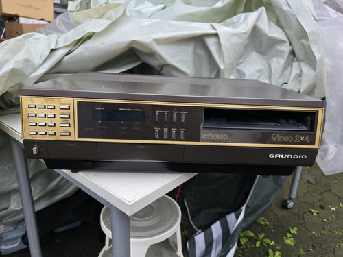 Grundig 2x4 estéreo P/S, 2000 grabadora de vídeo, vintage, no probada, VB - Imagen 7 de 11