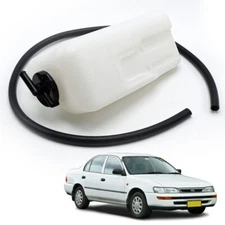 Reservoir Overflow Expansion Tank Bottle White For Toyota Corolla Ae100 1991 95