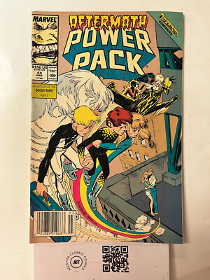 Power Pack #44 VF Marvel Comic Book Simonson Brigman Fastastic Four 14 HH9