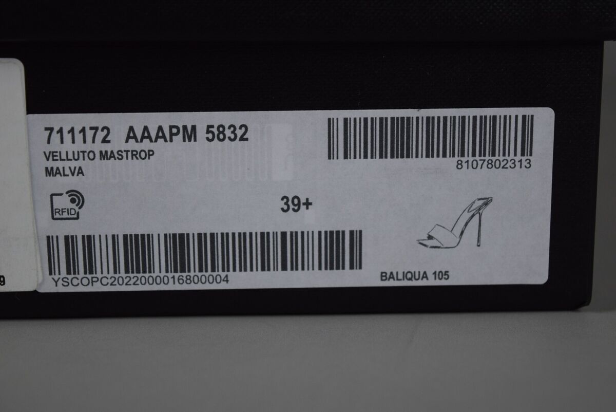 NIB YSL Saint Laurent Baliqua 105 Stiletto Sandals Heels sz NIB YSL Saint Laurent Baliqua 105 Stiletto Sandals Heels sz