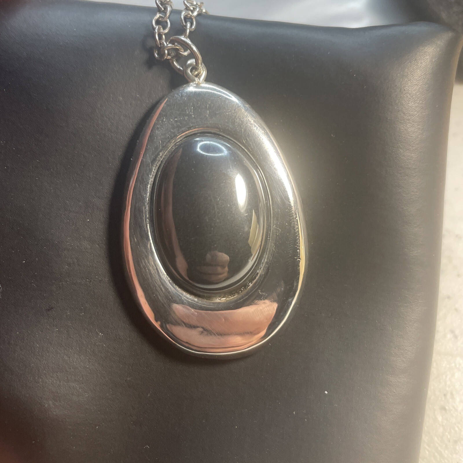 Simon Sebbag 36 Inch Solid Sterling Hematite And … - image 3