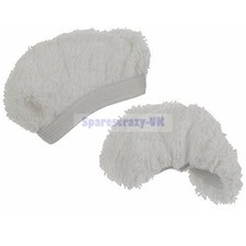 x2 Universal Steam Cleaner Garment Upholstery Cloths For Handheld Attachment