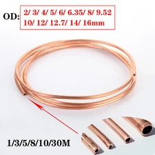 2mm/3mm/4mm/5mm-16mm Outer Diameter Microbore Copper Tube Pipe Coil Soft Coil