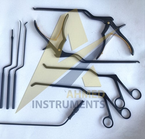 Basic MIS Lendenwirbelsäuleninstrumente Set Wirbelsäulenchirurgie Set schwarz Titan Farbe - Bild 2 von 6