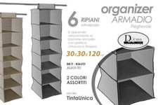 Organizer Armadio Da Appendere - 2 Pezzi, Tasche In Rete, Ganci, Per Calzini, Biancheria, Giocattoli - Foto 6