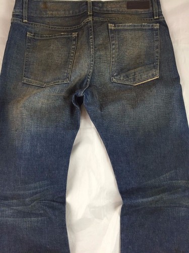 VINTAGE DIRTY WASH DENIM JEANS ( w32 