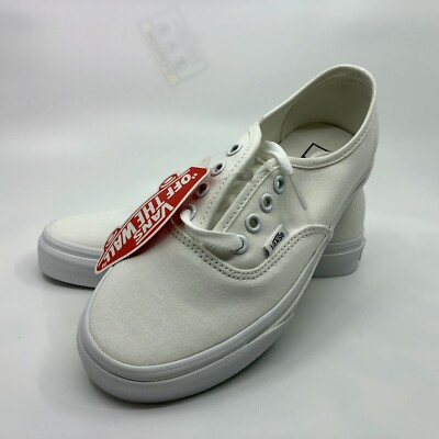 VANS Authentic unisex Shoes True White Canvas Sneakers men's