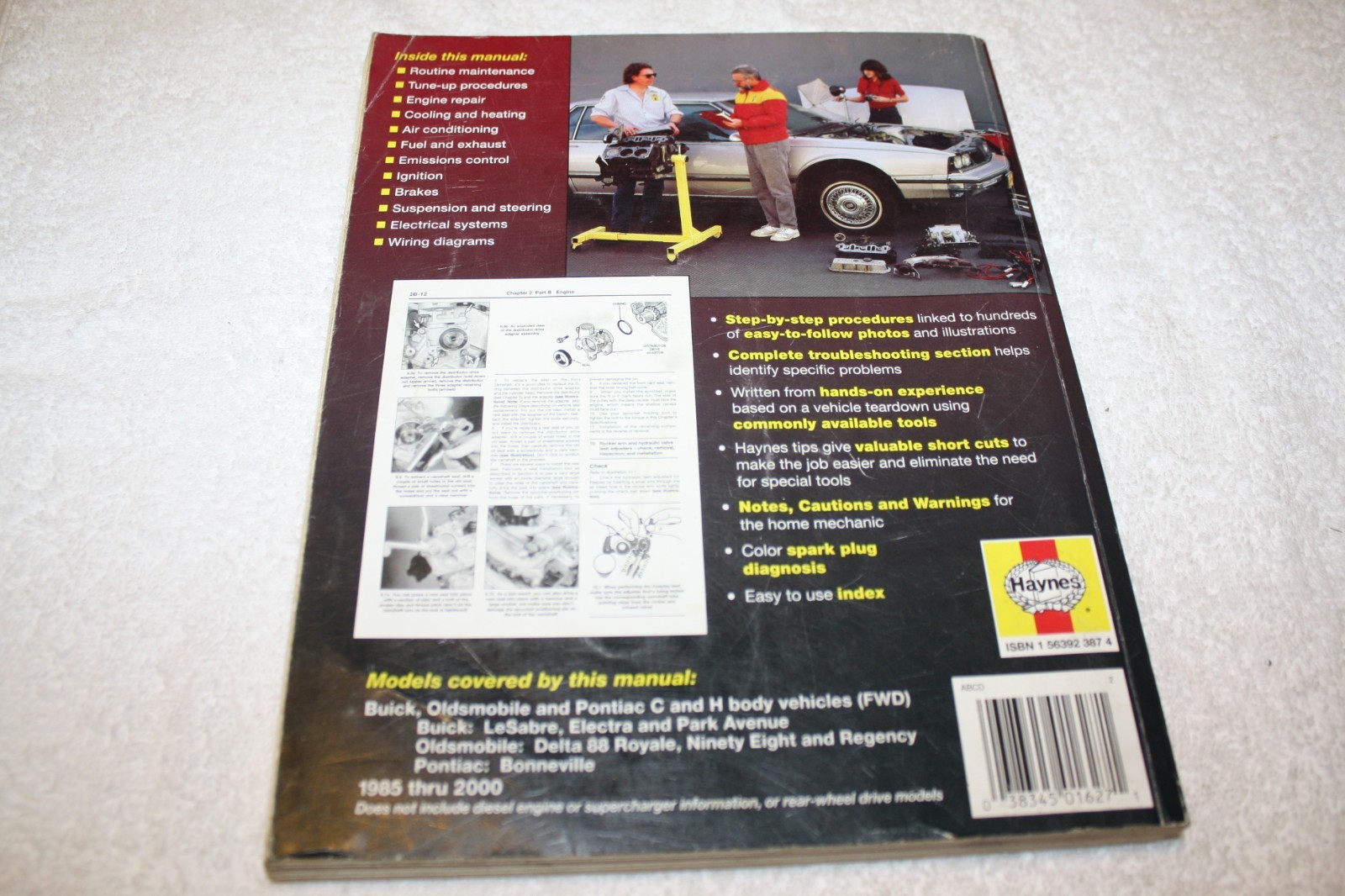 Buy Haynes Repair Manual: Buick, Oldsmobile and Pontiac Full-Size Models  1985 Thru 2005 : Front-Wheel Drive by Max Haynes, John H. Haynes, Ken  Freund and ...