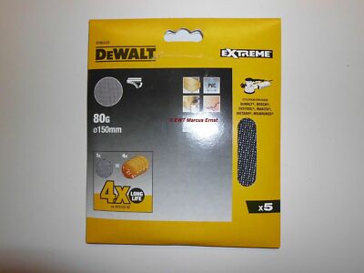 DeWALT DTM8559 DeWALT EXTREME Schleifgitter 150 mm,Körnung 80 Nachf. von DTM3123