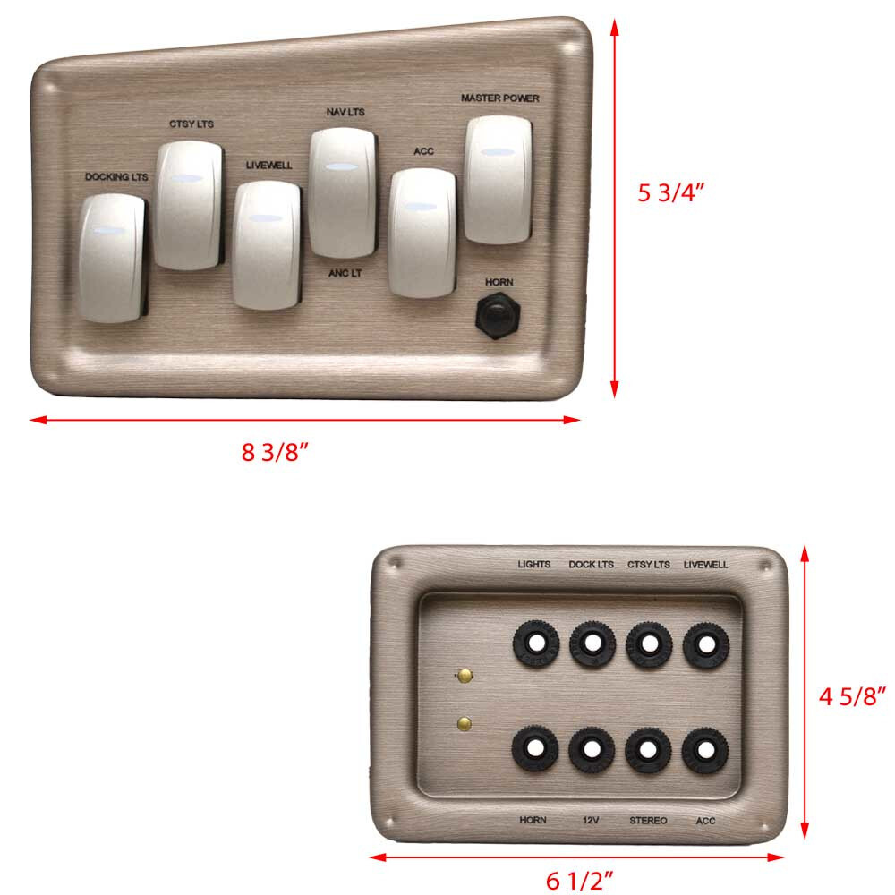 SwitchLITE3台 Lightbar Switchbox - Firefighter Police LED Control - 60 Amp
