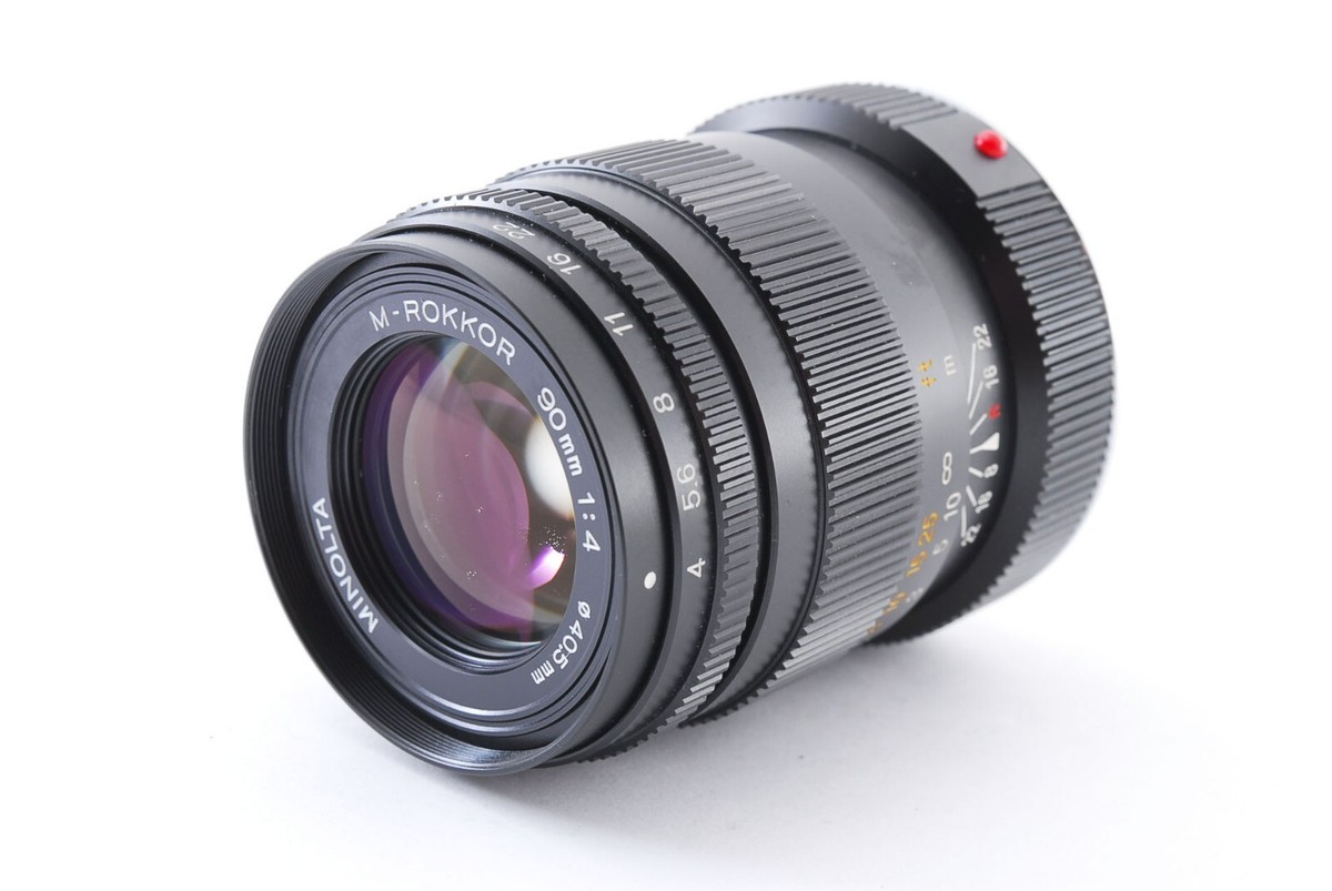 Minolta M-ROKKOR 90mm f/4 Telephoto MF Lens Leica M For CL Minolta M-ROKKOR 90mm f/4 Telephoto MF Lens Leica M For CL