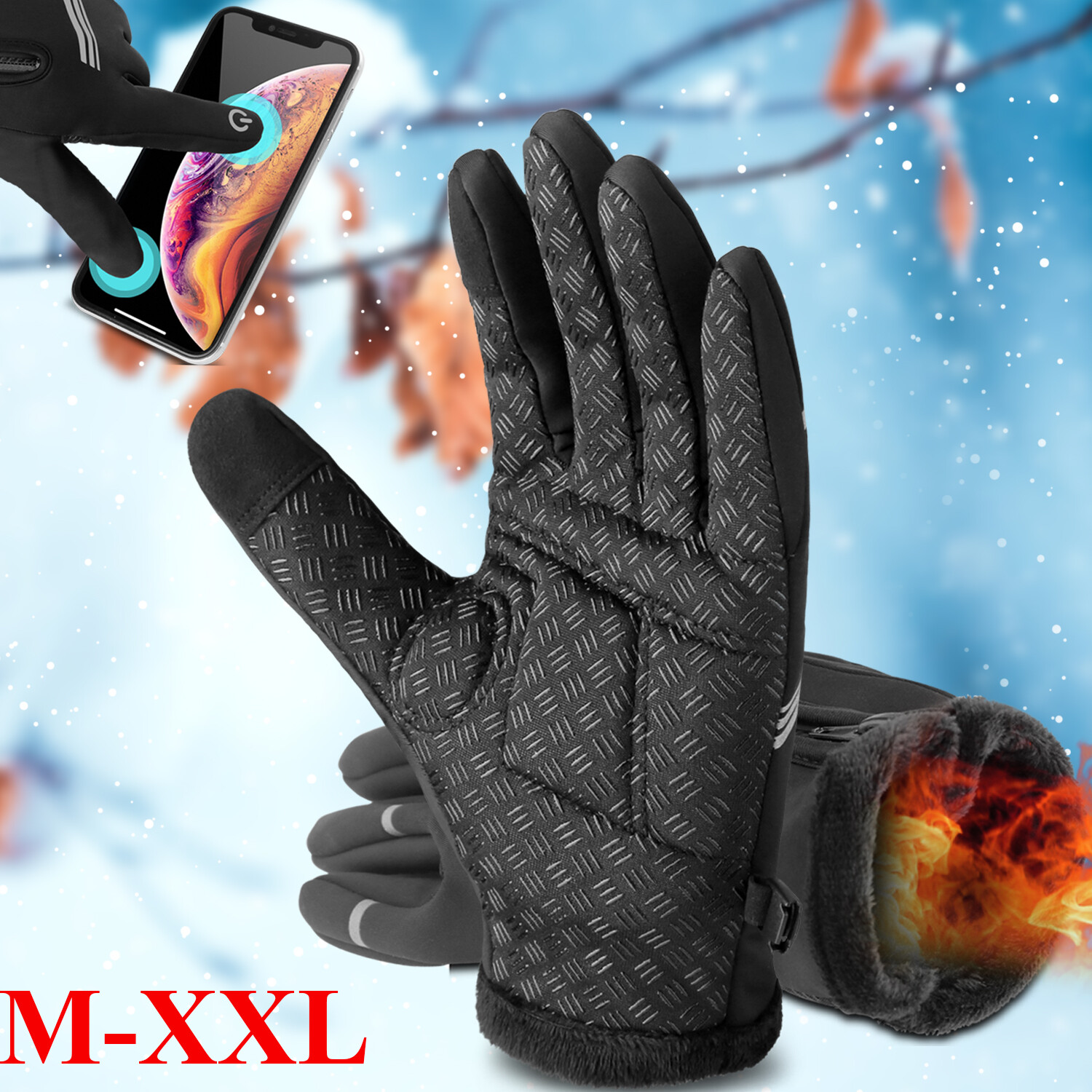 women's winter gloves for long fingers